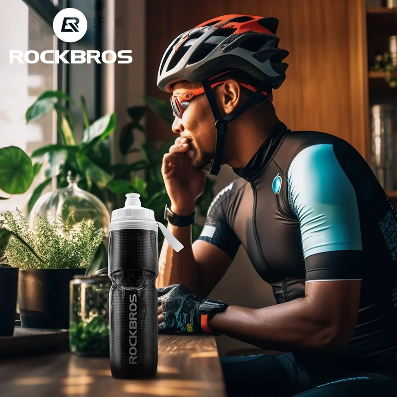 ROCKBROS 670ML Insulated Cycling Water Bottle | Keep Your Drink Cool - Image 3