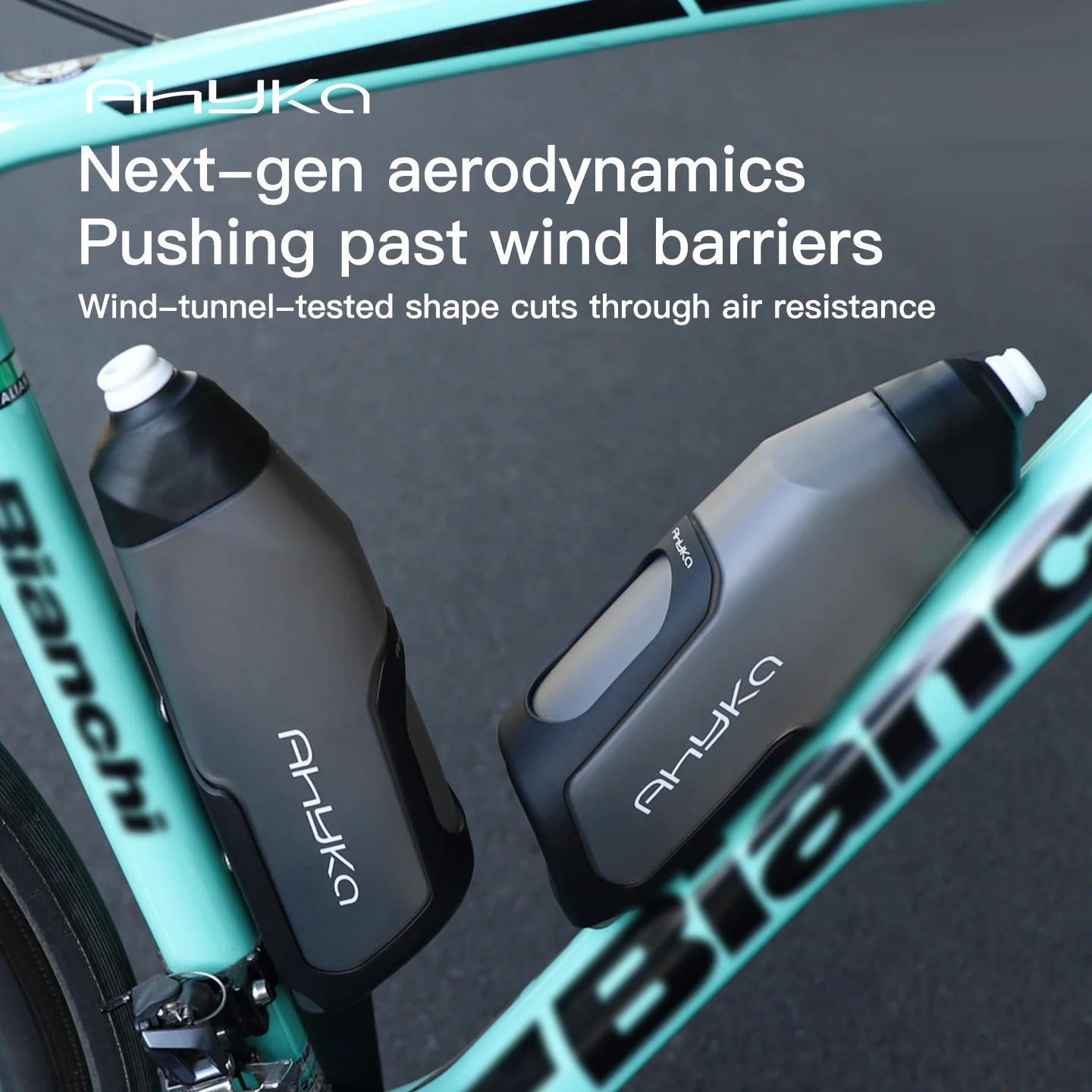 AhyKa 600ml Aerodynamic Bike Water Bottle - Image 5