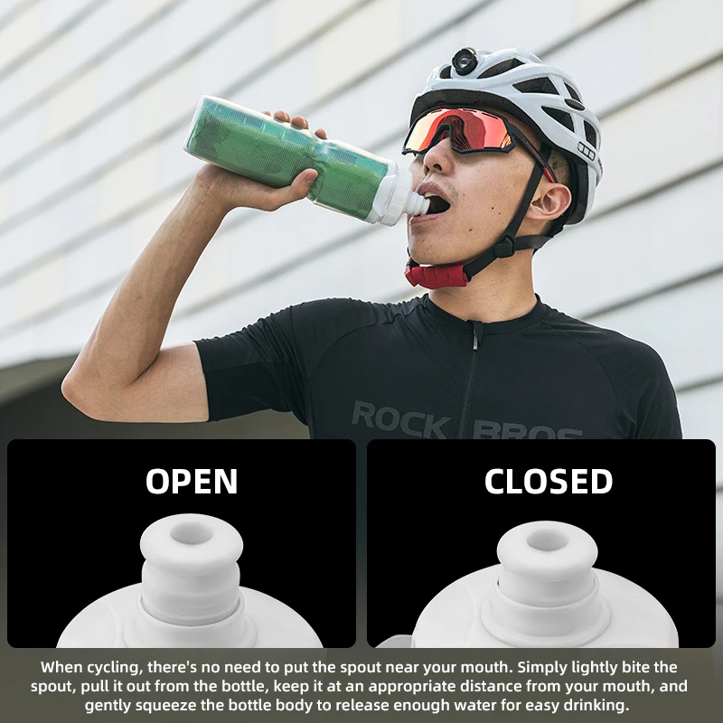 ROCKBROS 670ML Insulated Cycling Water Bottle | Keep Your Drink Cool - Image 5